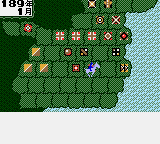 Sangokushi - Game Boy Ban 2 (Japan) In game screenshot